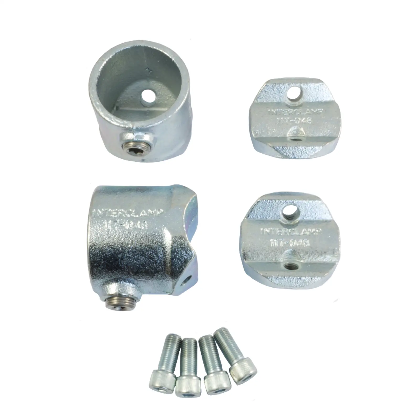 Interclamp® Type 117X [3-vejs Hjørne (90°) f. eftermontage]